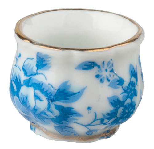 Blue Floral Cachepot